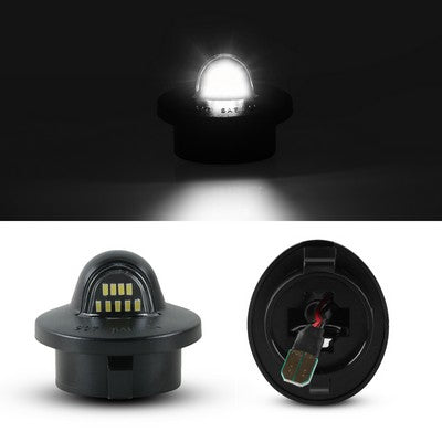 1997-14 F150, 1999-16 Ford Superduty Black LED License Plate Light, 9 smds