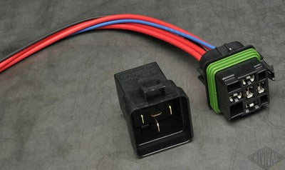 Waterproof 40 amp relay with harness. Works great for all your automotive needs. Waterproof connector makes it ideal for exterior use