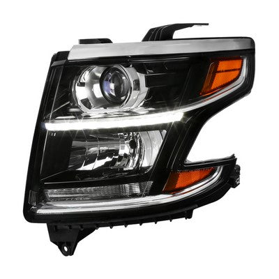 2015-18 Tahoe Projector Headlights With Led- Left-Black