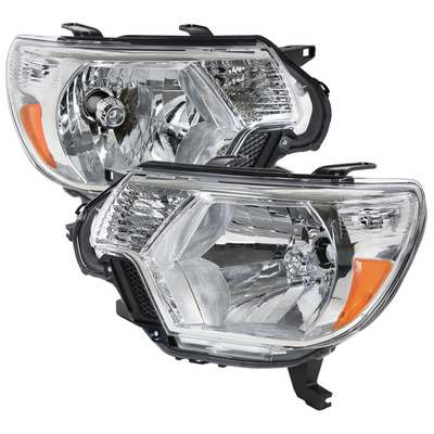 2012-15 Toyota Tacoma Crystal Housing Headlights Chrome