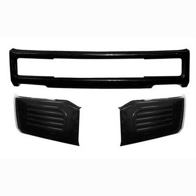 2018-20 F150 Front Bumper Shellz, (SIDE COVERS) Gloss White, w/o fog l ...