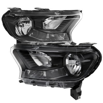 2019-23 Ranger Xl Xlt Models Only Oe Style Halogen Headlights Black
