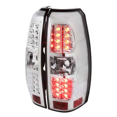 2007-12 Chevy Avalanche LED Tail Lights, Chrome