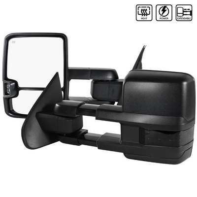 2014-18 Silverado Black Towing Mirrors, Power Heated G3