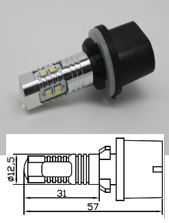 880 LED bulbs, pair/10 watt/White – Super-Bee Truck Accessories