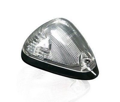 1999-16 Superduty Amber Lens with Clear Cab Roof Light Lens with White HP leds, Single Light Only