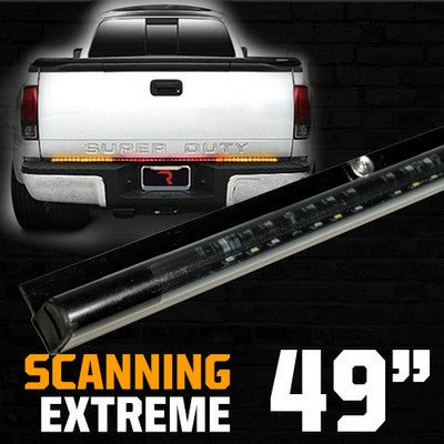 49 inch Xtreme Tailgate Bar W/ Amber Scanning LED Turn Signals