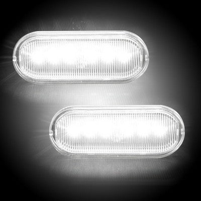 FORD Direct OEM Replacement Bed Light Kit (2-Piece Kit with 6 XML CREE LEDs in each lens),