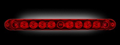 15 inch Mini Tailgate Light Bar, red