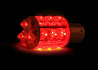 1157 (18 LEDs on each bulb) 360 Degree LED Bulb, Red