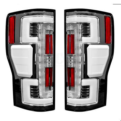 2017-19 Superduty OLED TAIL LIGHTS, Clear Lens (Only fits trucks with OE LED Tail Lights)