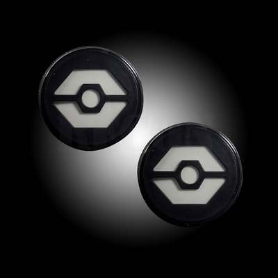2007-17 JK Wrangler Round Front Turn Signal Lenses with Amber Hexagon-Shaped OLED Design , Clear Lens