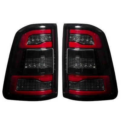 2019-23 Ram 1500 OLED TAIL LIGHTS (Replaces Factory OEM Halogen Tail Lights), Smoked Lens