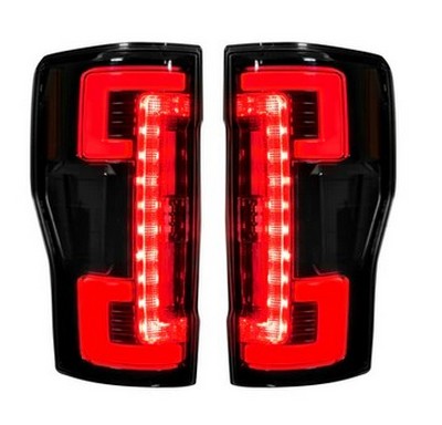 2020-22 Superduty (with OE halogen) OLED TAIL LIGHTS - Smoked Lens