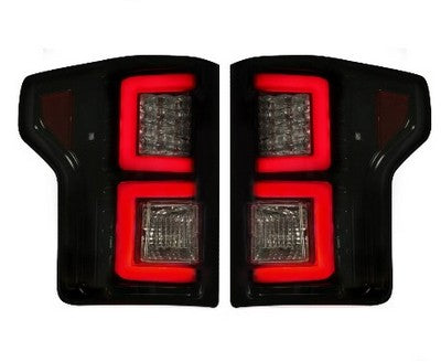 2018-20 F150 OLED Tail lights, Smoked Lens (Fits trucks w/o OE LED TailLights)