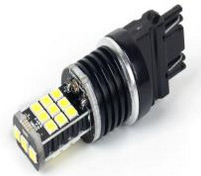 Black Alloy Series 3157 LED bulbs, pair/16 watt/Red