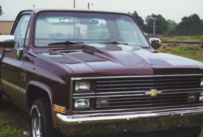 1981-87 Chev/GMC C/K Truck Steel Cowl Induction Hood, 2 inch