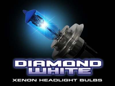 H10 9145 12V 42W = 85W (4,600 Kelvin) Headlight Bulbs In Diamond White