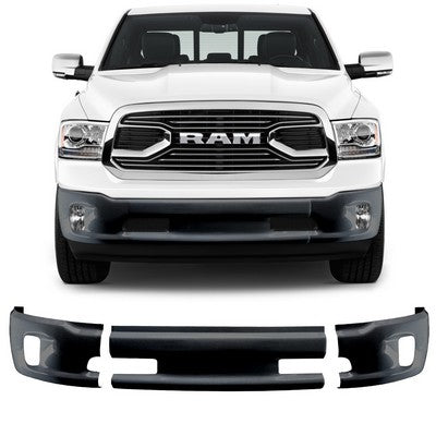 2013-18 Ram 1500 front Paintable ABS, w/o Sensors with Fog light cutouts